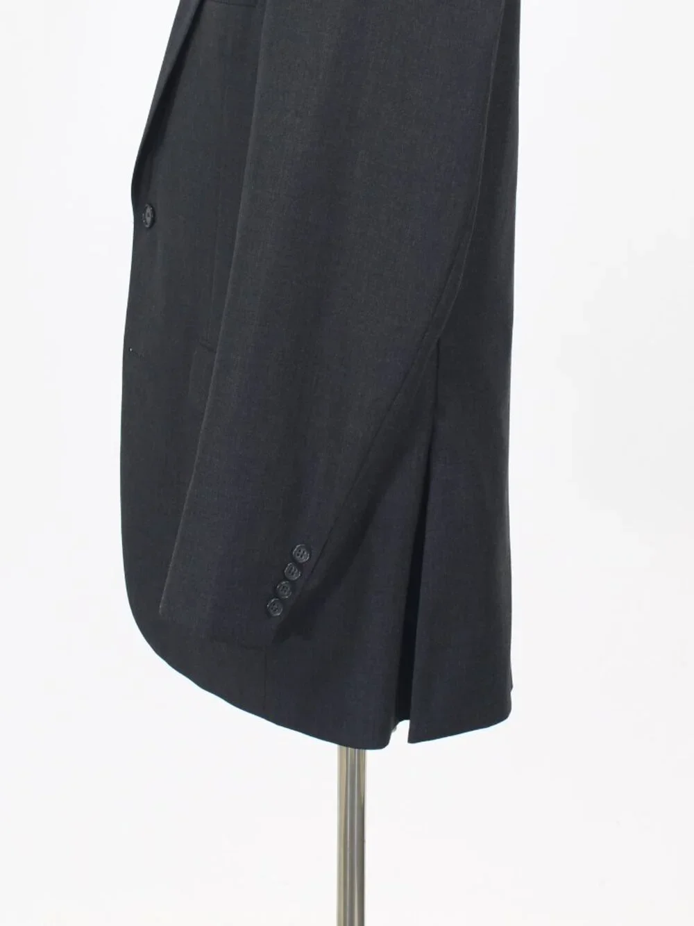 Jack Victor 40R 34x28 Gray Full Suit 2-Button Solid R972